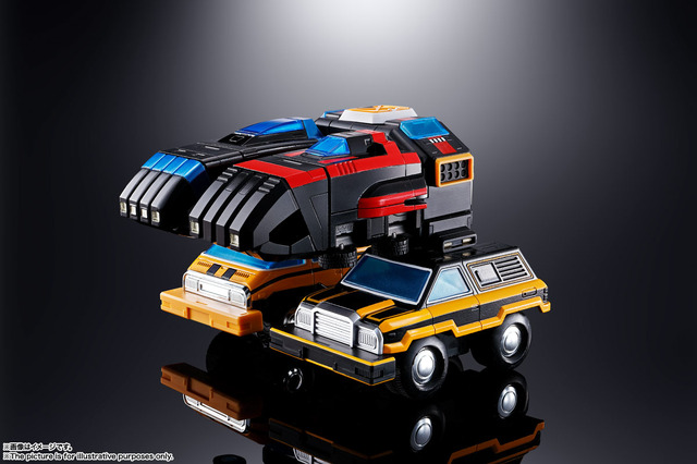 「超合金魂　GX-88 機甲艦隊ダイラガーXV」38,500円（税込）（C） 2019 DreamWorks Animation LLC. TM World Events Productions, LLC. All Rights Reserved.