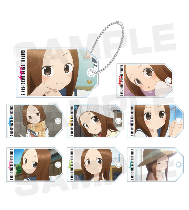 「トレーディングアクリルキーホルダー（全8種）」単品：650円（税別）BOX：5,200円（税別）