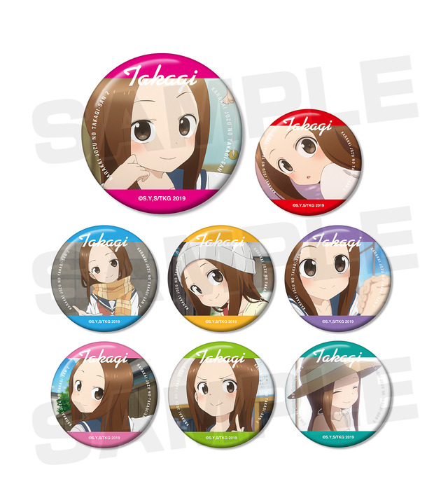 「トレーディング缶バッジ（全8種）」単品：400円（税別）BOX：3,200円（税別）