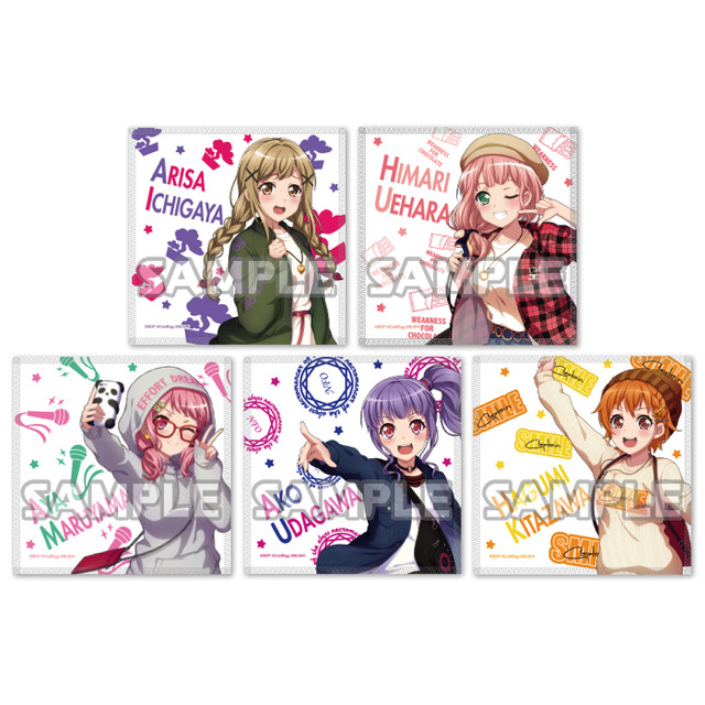 『バンドリ！ ガールズバンドパーティ！』×「WEGO」トレーディングアクリルキーホルダー WEGOver. vol.2 （全5種）1個600円（税別）