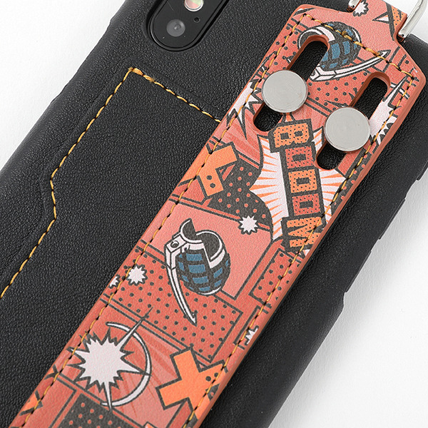 「爆豪勝己モデルスマートフォンケース」5,300円（税別）（C）堀越耕平／集英社・僕のヒーローアカデミア製作委員会