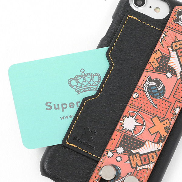 「爆豪勝己モデルスマートフォンケース」5,300円（税別）（C）堀越耕平／集英社・僕のヒーローアカデミア製作委員会