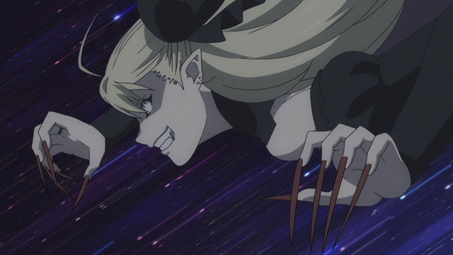 『旗揚！けものみち』第3話「家出少女×襲撃者」先行カット（C）2019 暁なつめ／まったくモー助／夢唄／KADOKAWA／けものみち製作委員会