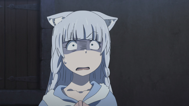 『旗揚！けものみち』第3話「家出少女×襲撃者」先行カット（C）2019 暁なつめ／まったくモー助／夢唄／KADOKAWA／けものみち製作委員会