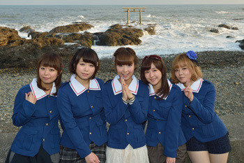 大洗あんこう祭にてキャスト陣