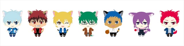 「黒子のバスケ 夢遊び in ナンジャタウン」イベント限定のぬいぐるみバッジ（C）藤巻忠俊／集英社・黒子のバスケ製作委員会