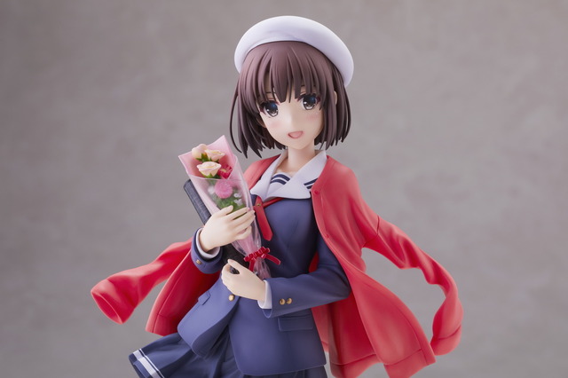 1/7スケールフィギュア「加藤恵 卒業ver.」16,500円（税込）(C)2019 丸戸史明・深崎暮人・KADOKAWA ファンタジア文庫刊／映画も冴えない製作委員会