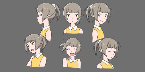 『あの日の心をとらえて』キャラクターデザイン