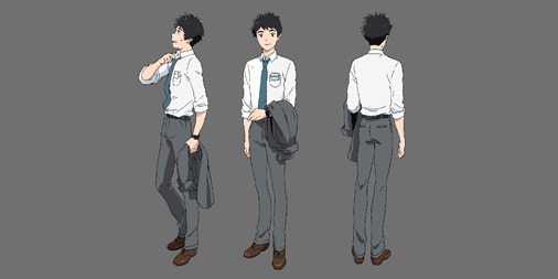 『あの日の心をとらえて』キャラクターデザイン