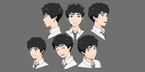 『あの日の心をとらえて』キャラクターデザイン