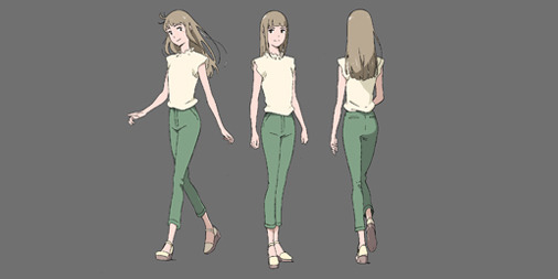 『あの日の心をとらえて』キャラクターデザイン