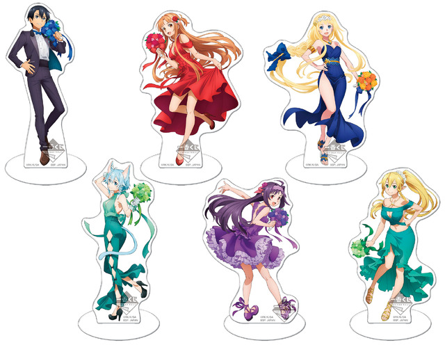 G賞：10周年記念パーティ！ アクリルスタンド(C)2017 川原 礫／ＫＡＤＯＫＡＷＡ　アスキー・メディアワークス／SAO-A Project