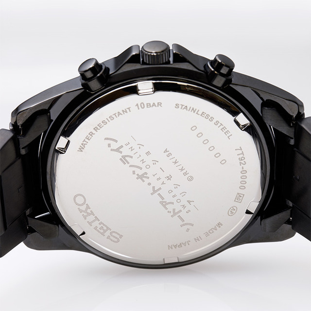 「SEIKO×ソードアート・オンライン アリシゼーション キリトモデル」「SEIKO×ソードアート・オンライン アスナモデル」／キリトモデル：55,000円＋税、アスナモデル：45,000円＋税／（C） 川原 礫／KADOKAWA アスキー・メディアワークス／SAO-A Project