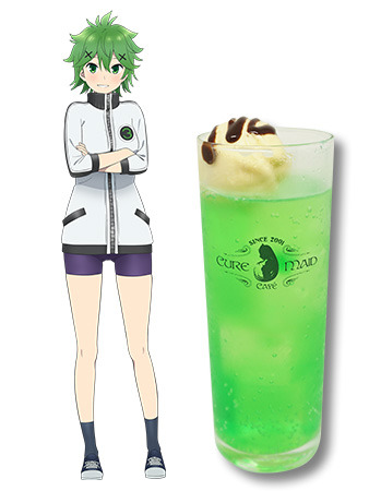 ドリンク　早乙女三沙500＋税（Set Drink 不可）（C）朝倉亮介／SQUARE ENIX・「戦×恋」製作委員会