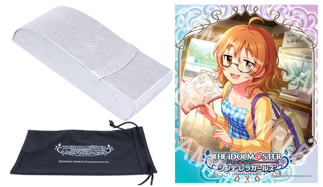 「『アイドルマスター シンデレラガールズ』コラボレーション眼鏡」荒木比奈モデル 価格：12,000円(税別)（C）BANDAI NAMCO Entertainment Inc.
