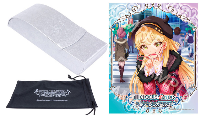 「『アイドルマスター シンデレラガールズ』コラボレーション眼鏡」城ヶ崎莉嘉モデル 価格：12,000円(税別)（C）BANDAI NAMCO Entertainment Inc.