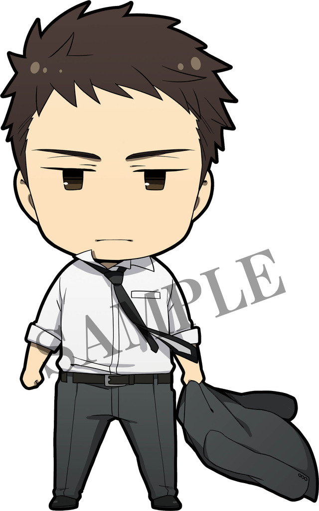 『囀る鳥は羽ばたかない The clouds gather』公式SDキャラクターイラスト 百目鬼（C）ヨネダコウ・大洋図書／「囀る鳥は羽ばたかない」製作委員会