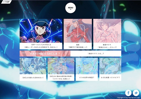 『未来光子 播磨サクラ』コーナー