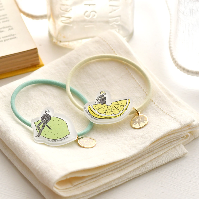 「静電気軽減ヘアポニー」髭切・膝丸 各1,700円(C) 2015-2018 DMM GAMES/Nitroplus