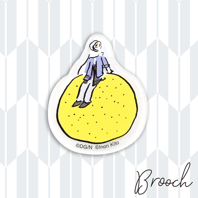 「アクリルブローチ」山姥切国広 850円(C) 2015-2018 DMM GAMES/Nitroplus