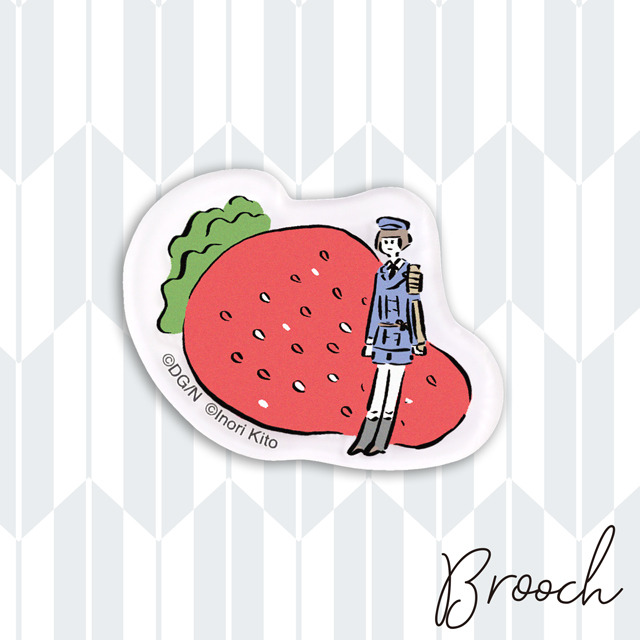 「アクリルブローチ」平野藤四郎 850円(C) 2015-2018 DMM GAMES/Nitroplus