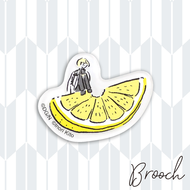 「アクリルブローチ」髭切 850円(C) 2015-2018 DMM GAMES/Nitroplus