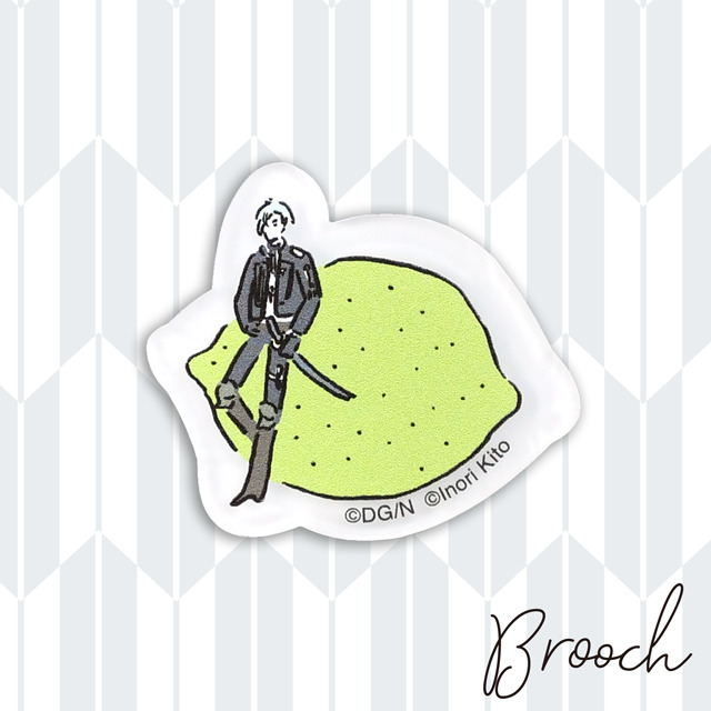 「アクリルブローチ」膝丸 850円(C) 2015-2018 DMM GAMES/Nitroplus