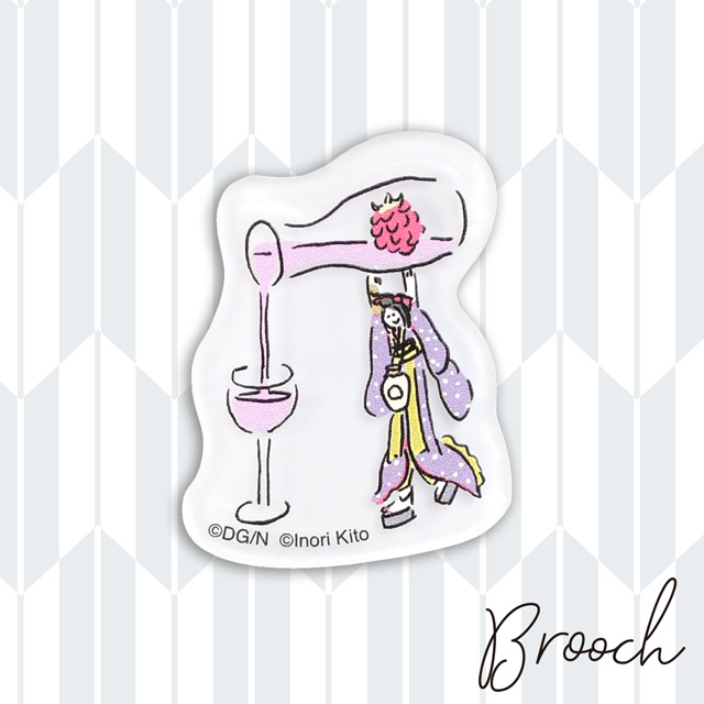 「アクリルブローチ」次郎太刀 850円(C) 2015-2018 DMM GAMES/Nitroplus