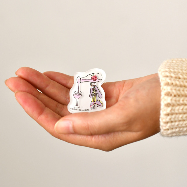 「アクリルブローチ」次郎太刀 850円(C) 2015-2018 DMM GAMES/Nitroplus