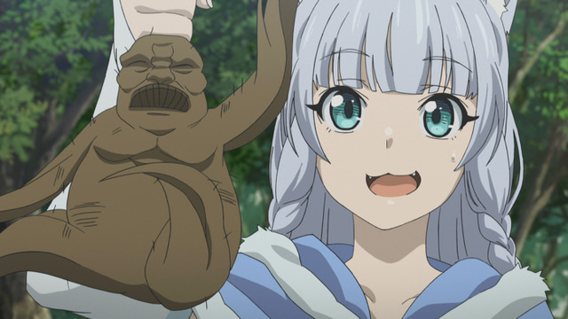 『旗揚！けものみち』第5話「ケモナーマスク×MAO」先行カット（C）2019 暁なつめ／まったくモー助／夢唄／KADOKAWA／けものみち製作委員会