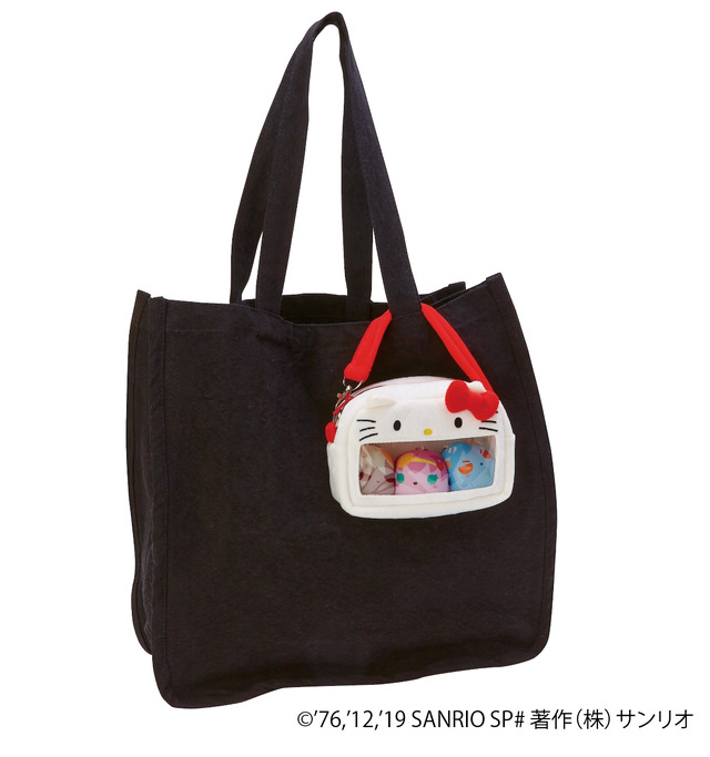 「サンリオキャラクター ときめき推し事グッズ」ぬいぐるみポーチ 各1,650円（C）’76, ’89, ‘96, ‘01, ‘19 SANRIO CO., LTD. 著作（株）サンリオ