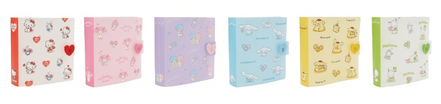 「サンリオキャラクター ときめき推し事グッズ」収納ファイル 各660円（C）’76, ’89, ‘96, ‘01, ‘19 SANRIO CO., LTD. 著作（株）サンリオ