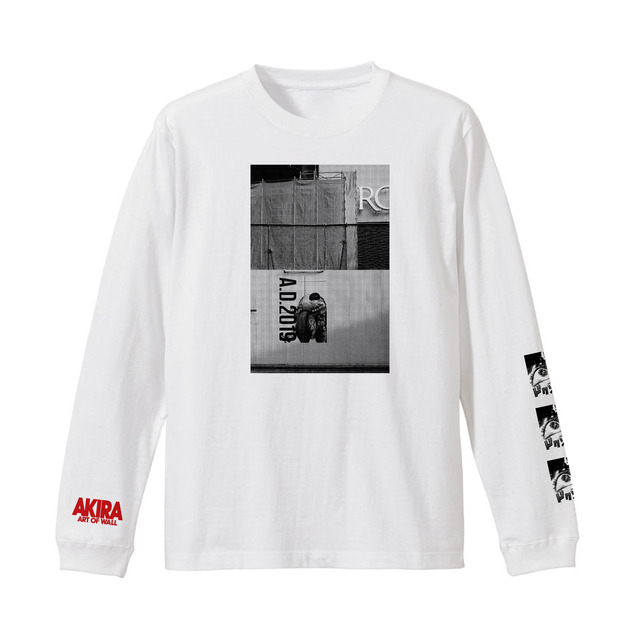 「AKIRA ART OF WALL Otomo Katsuhiro×Kosuke Kawamura AKIRA ART EXHIBITION」ロングTシャツ　価格：￥6,000