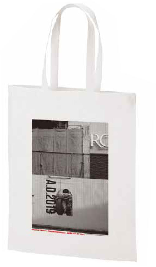 「AKIRA ART OF WALL Otomo Katsuhiro×Kosuke Kawamura AKIRA ART EXHIBITION」トートバッグ　価格：￥1,500