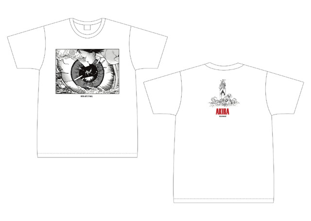 「AKIRA ART OF WALL Otomo Katsuhiro×Kosuke Kawamura AKIRA ART EXHIBITION」AKIRA × READYMADE 3 PACK T 価格：￥40,000