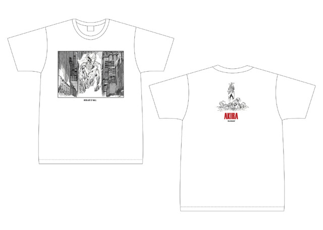 「AKIRA ART OF WALL Otomo Katsuhiro×Kosuke Kawamura AKIRA ART EXHIBITION」AKIRA × READYMADE 3 PACK T 価格：￥40,000