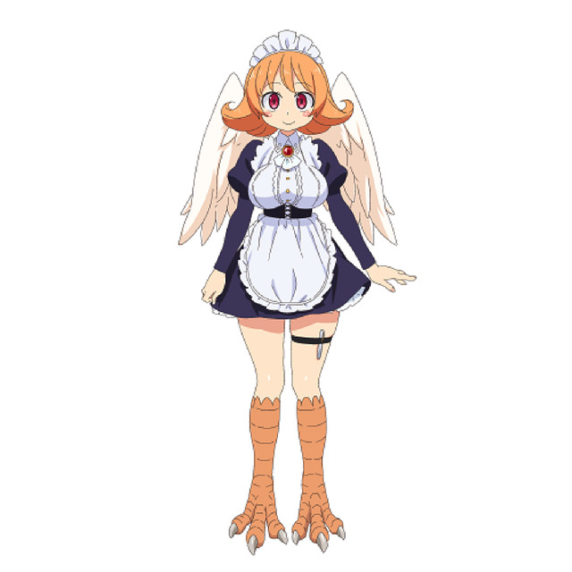 『異種族レビュアーズ』メイドリー（C）天原・masha／株式会社ＫＡＤＯＫＡＷＡ／異種族レビュアーズ製作委員会