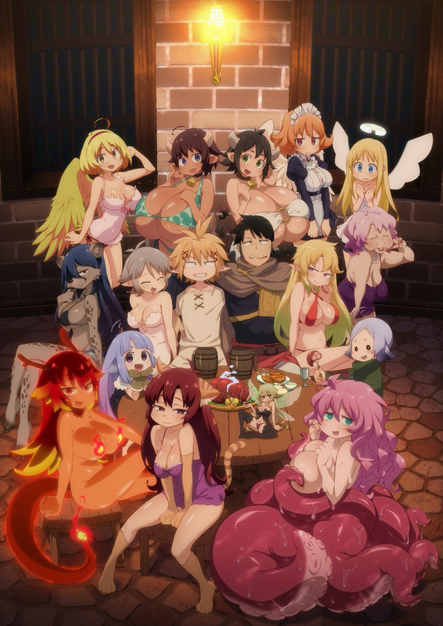 『異種族レビュアーズ』キービジュアル（C）天原・masha／株式会社ＫＡＤＯＫＡＷＡ／異種族レビュアーズ製作委員会