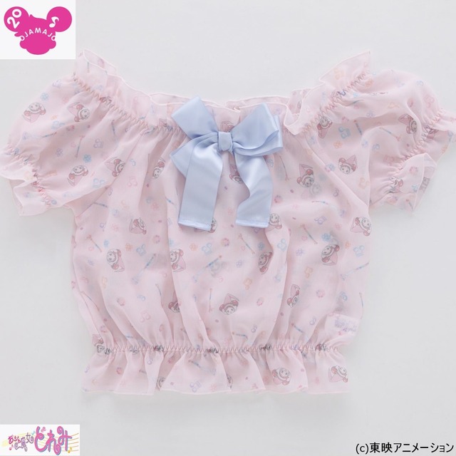 「おジャ魔女どれみ ルームウェア オフショルダートップス」6,050円（税込／送料手数料別途）（C）東映アニメーション