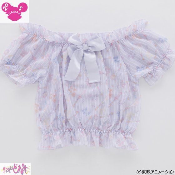 「おジャ魔女どれみ ルームウェア オフショルダートップス」6,050円（税込／送料手数料別途）（C）東映アニメーション