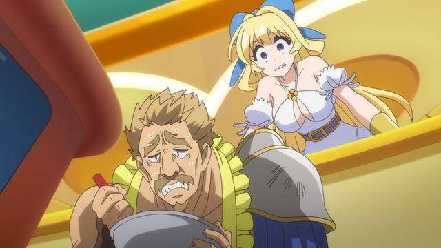 『慎重勇者～この勇者が俺TUEEEくせに慎重すぎる～』第5話「この女神が不気味すぎる」先行カット（C）土日月・とよた瑣織／KADOKAWA／慎重勇者製作委員会