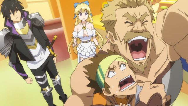 『慎重勇者～この勇者が俺TUEEEくせに慎重すぎる～』第5話「この女神が不気味すぎる」先行カット（C）土日月・とよた瑣織／KADOKAWA／慎重勇者製作委員会