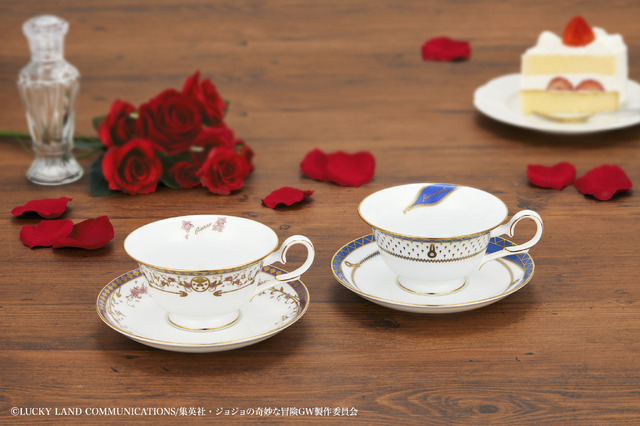 「ジョジョの奇妙な冒険 黄金の風×Noritake」各9,900円（税込／送料・手数料別途）