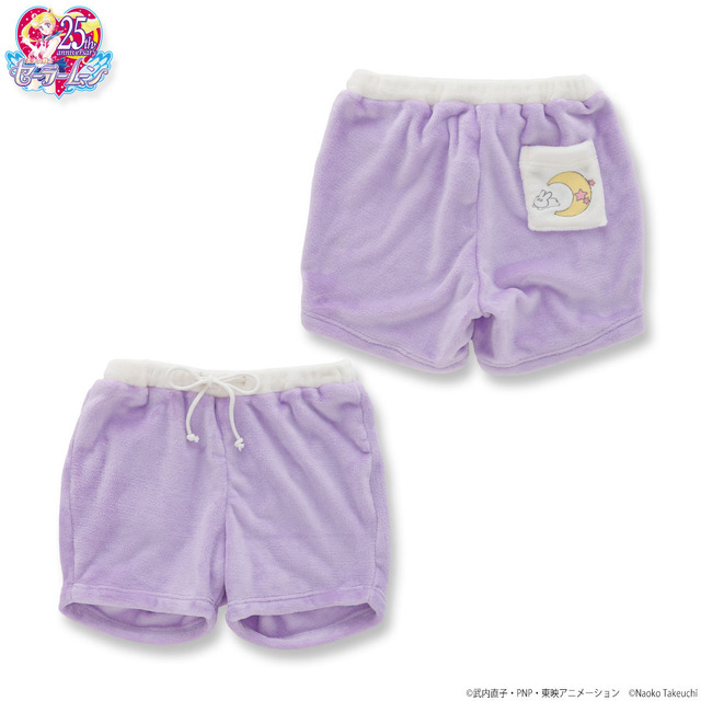 「美少女戦士セーラームーン　お布団柄ふわもこショートパンツ」販売価格：6,600円（税込）（C）Naoko Takeuchi（C）武内直子・PNP・東映アニメーション