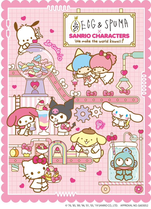 「サンリオキャラクターズコラボカフェ」（C）2019 SANRIO CO., LTD.
