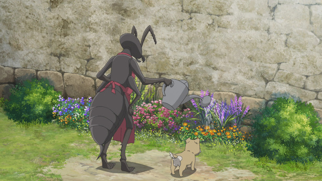 『旗揚！けものみち』第7話「初弟子×めんどくさい人」先行カット（C）2019 暁なつめ／まったくモー助／夢唄／KADOKAWA／けものみち製作委員会