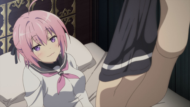 『超人高校生たちは異世界でも余裕で生き抜くようです！』第7話「忍はシノビの勘がはたらくようです！」先行カット（C）海空りく・SB クリエイティブ／「超余裕！」製作委員会