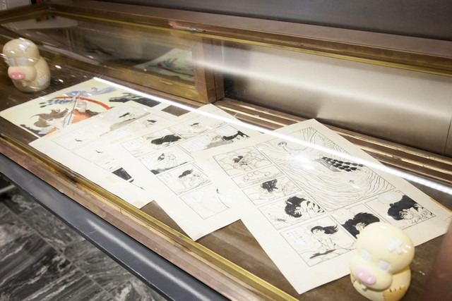 レプリカの原画も展示されている