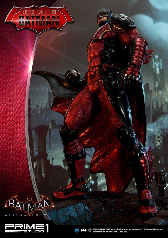 「コンセプトマスターライン バットマン：アーカム・ナイト ジャスティス・リーグ 3000バットマン EX版」48,900円（税別）BATMAN: ARKHAM KNIGHT and all related characters and elements （C） & TM DC Comics and Warner Bros. Entertainment Inc. WB SHIELD: TM & （C） WBEI. (s19)