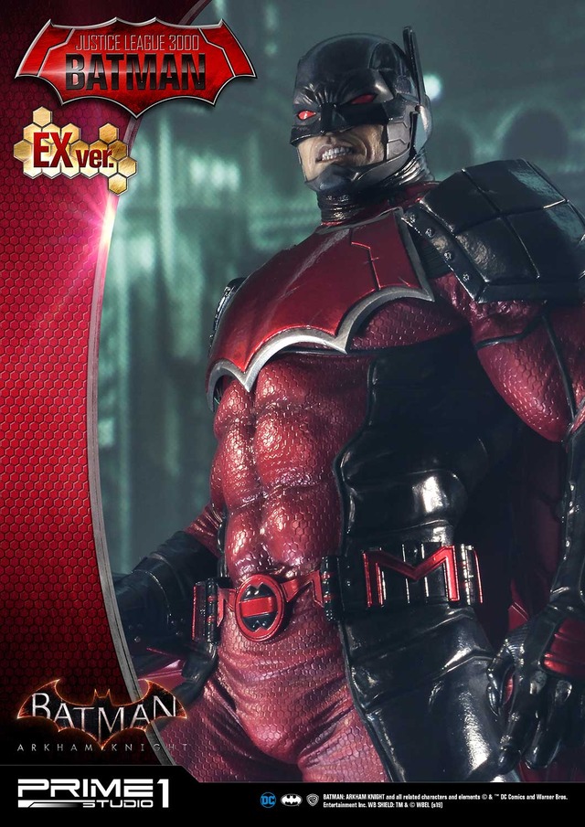 「コンセプトマスターライン バットマン：アーカム・ナイト ジャスティス・リーグ 3000バットマン EX版」48,900円（税別）BATMAN: ARKHAM KNIGHT and all related characters and elements （C） & TM DC Comics and Warner Bros. Entertainment Inc. WB SHIELD: TM & （C） WBEI. (s19)